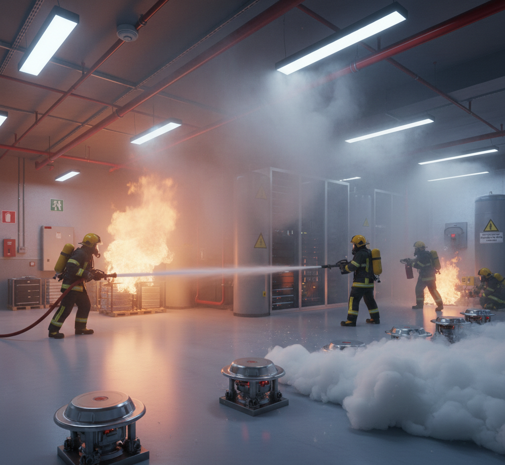 Soluções preventivas e combate a incêndios